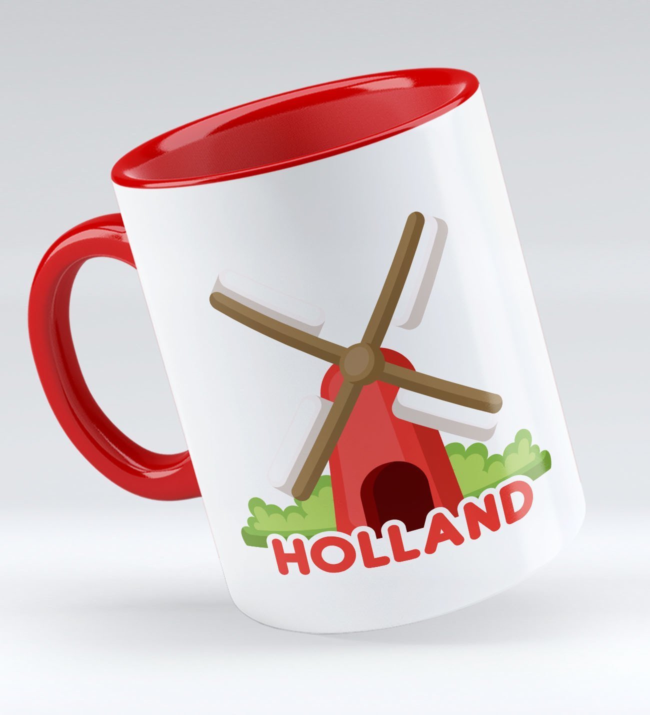 Bk Gift Holland Tasarımlı Kırmızı Kupa Bardak - Model 1