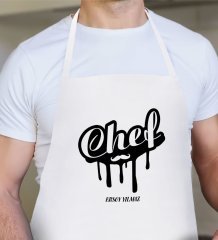 Kişiye Özel Chef Erkek Mutfak Önlüğü - 2