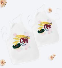 Kişiye Özel İkili Anne Kız Mutfak Önlüğü Seti - 2