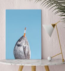 Bk Gift Fantastic Tasarımlı Kanvas Tablo-37 30X50CM Ev Dekorasyonu, Ev Hediyesi