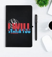 Kişiye Özel İngilizce Öğretmeni Siyah Defter Kalem Hediye Seti - 2