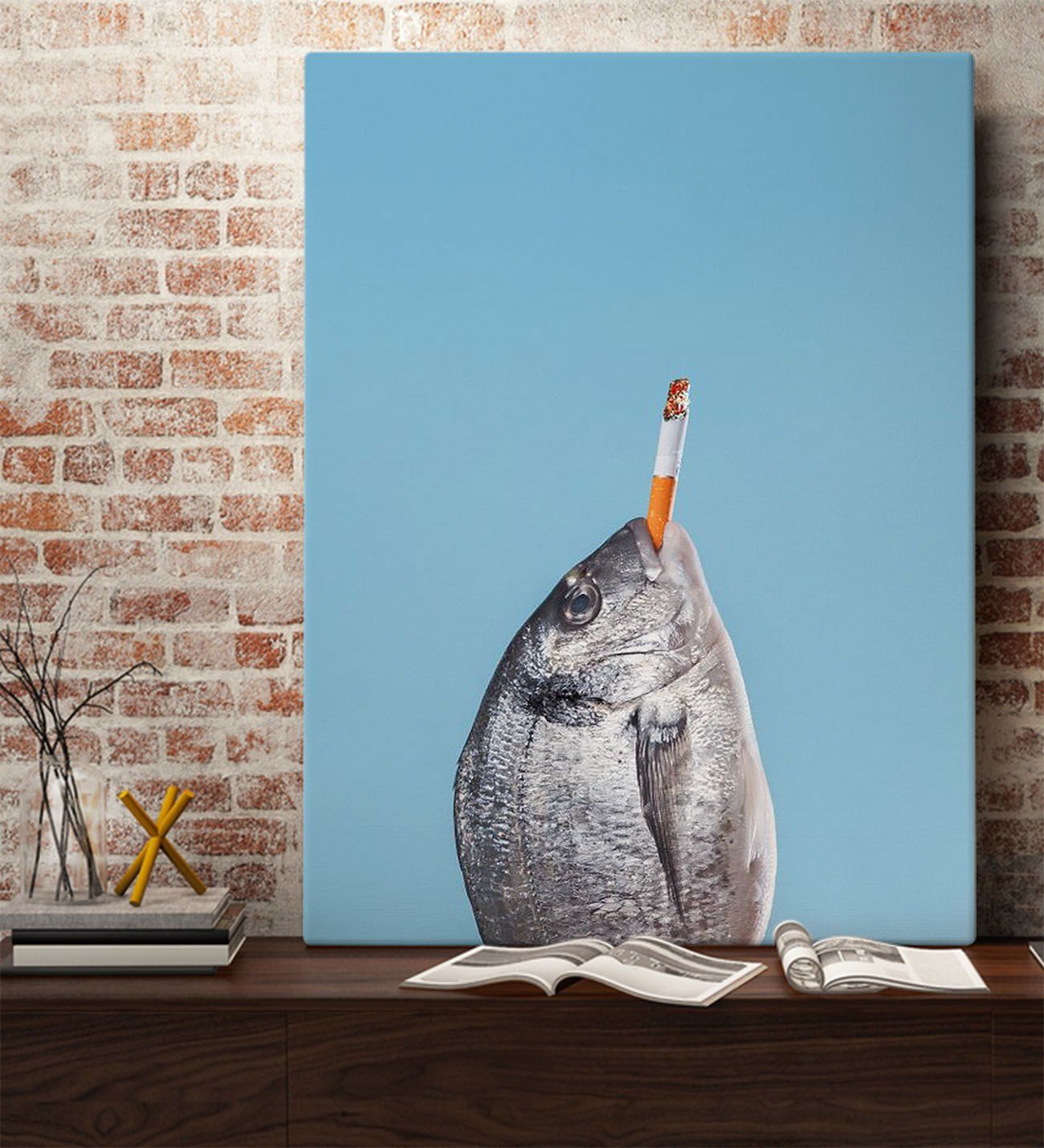 Bk Gift Fantastic Tasarımlı Kanvas Tablo-37 70X100CM Ev Dekorasyonu, Ev Hediyesi