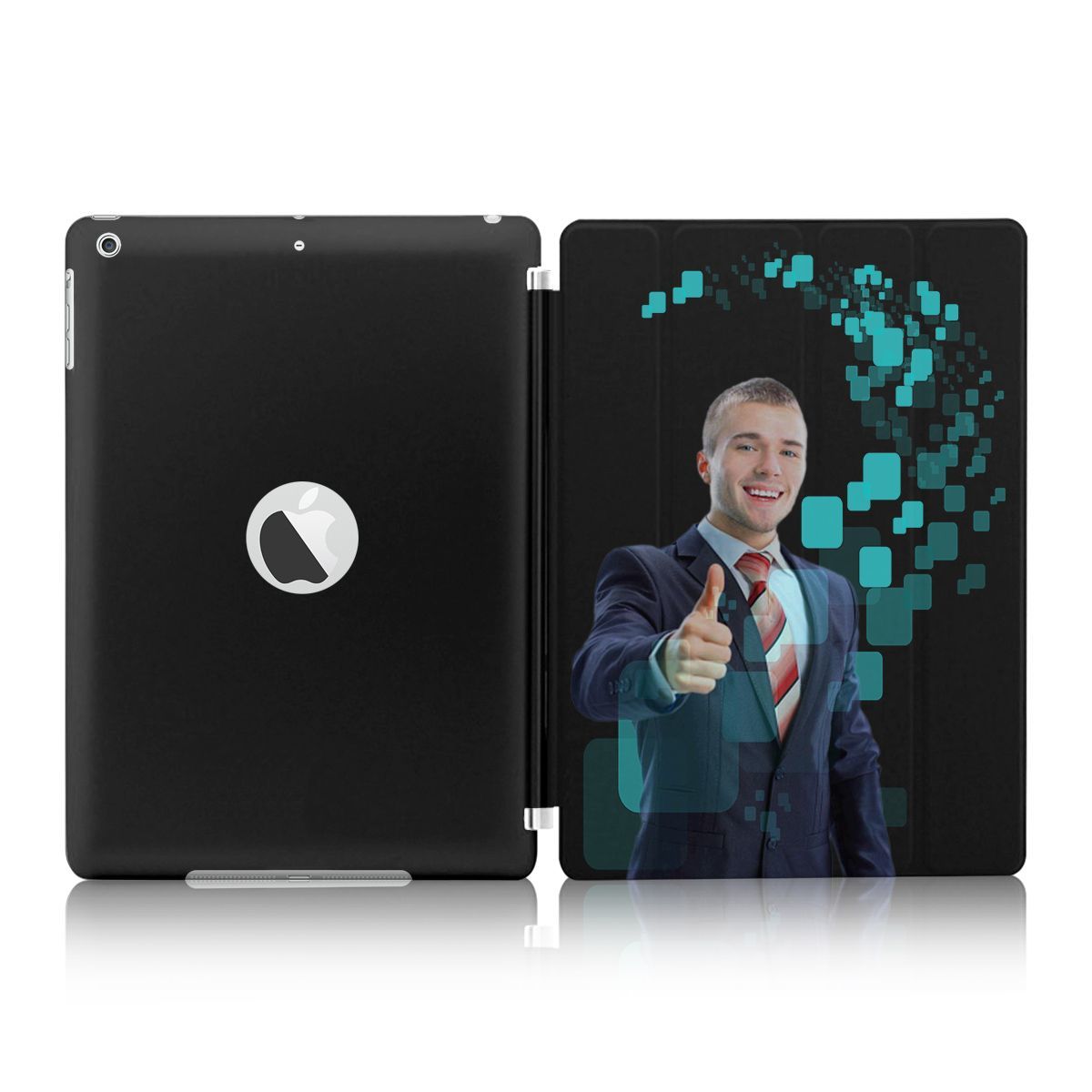 Kişiye Özel Ipad Air Smart Cover Kılıf - Siyah