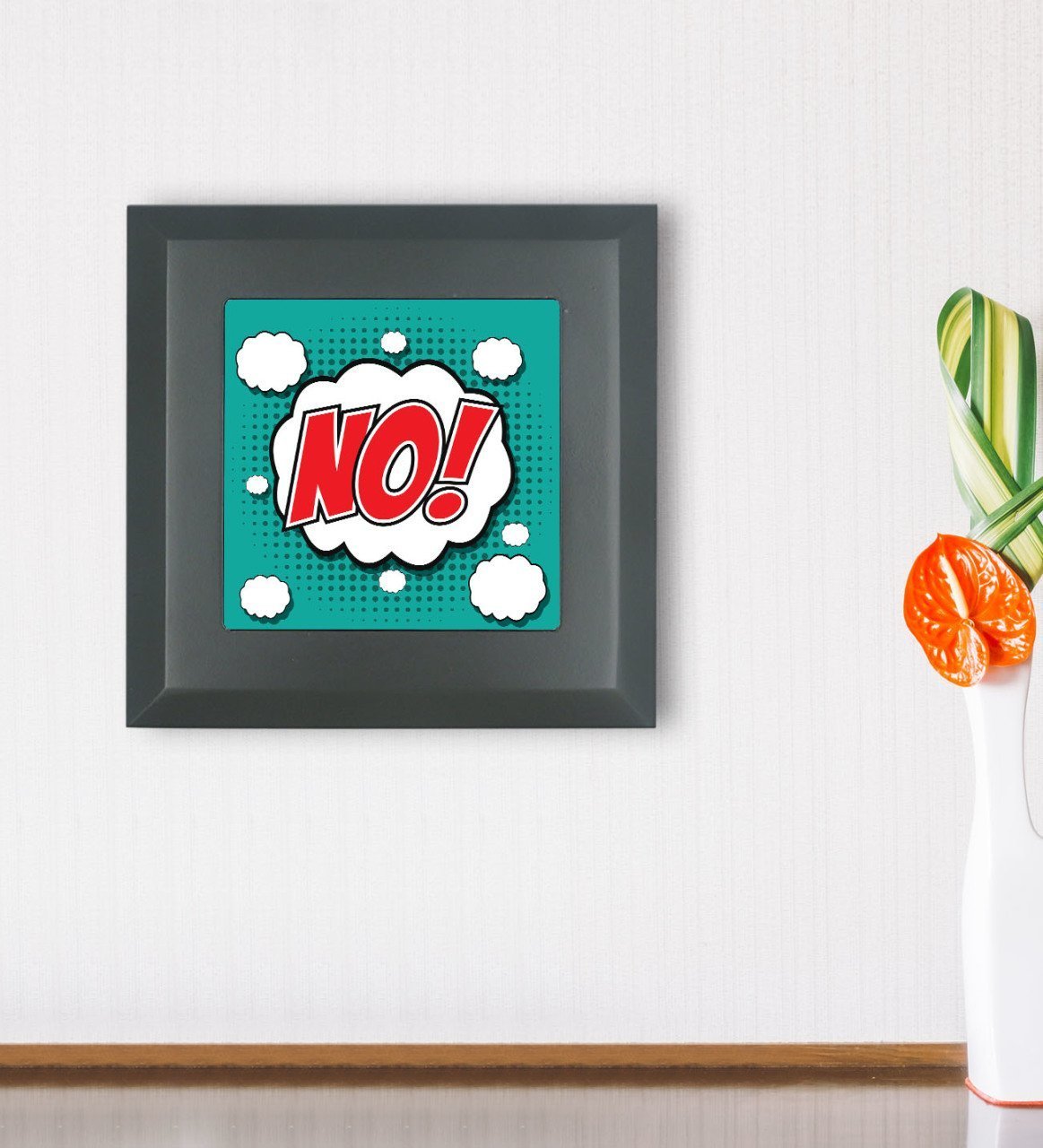 BK Gift Pop Art Tasarımlı Ahşap Çerçeveli Taş Duvar Dekoru-10