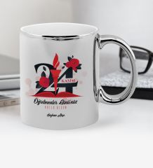 Kişiye Özel Öğretmenler Gününüz Kutlu Olsun Krom Kupa Bardak - 1