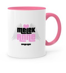 Kişiye Özel Melek Anne Pembe Kupa Bardak - 1
