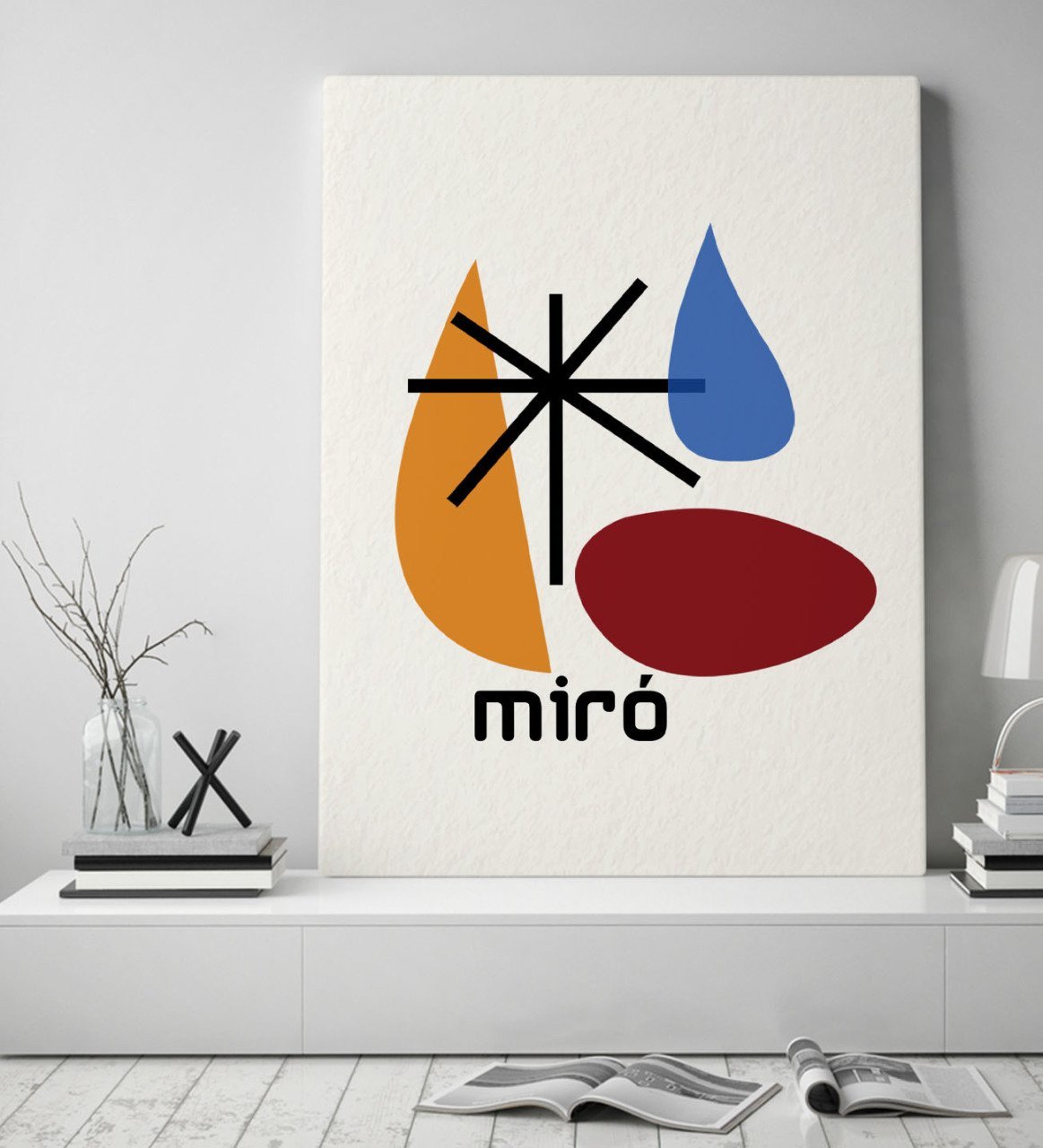 Miro Tasarımlı Kanvas Tablo 70x100cm