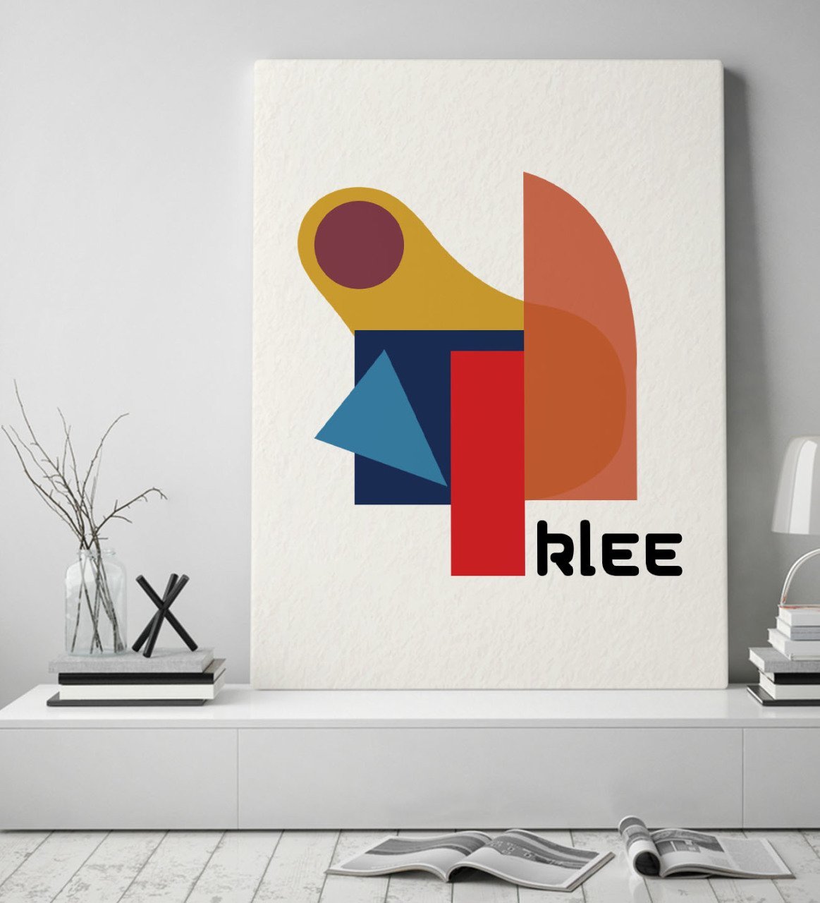 Klee Tasarımlı Kanvas Tablo 70x100cm