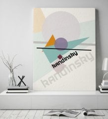 Kandinsky Tasarımlı Kanvas Tablo 70x100cm