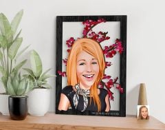 BK Gift Kişiye Özel Anneler Günü Karikatürlü 3D Ahşap Tablo, Anneye Hediye, Anneler Günü Hediyesi-10