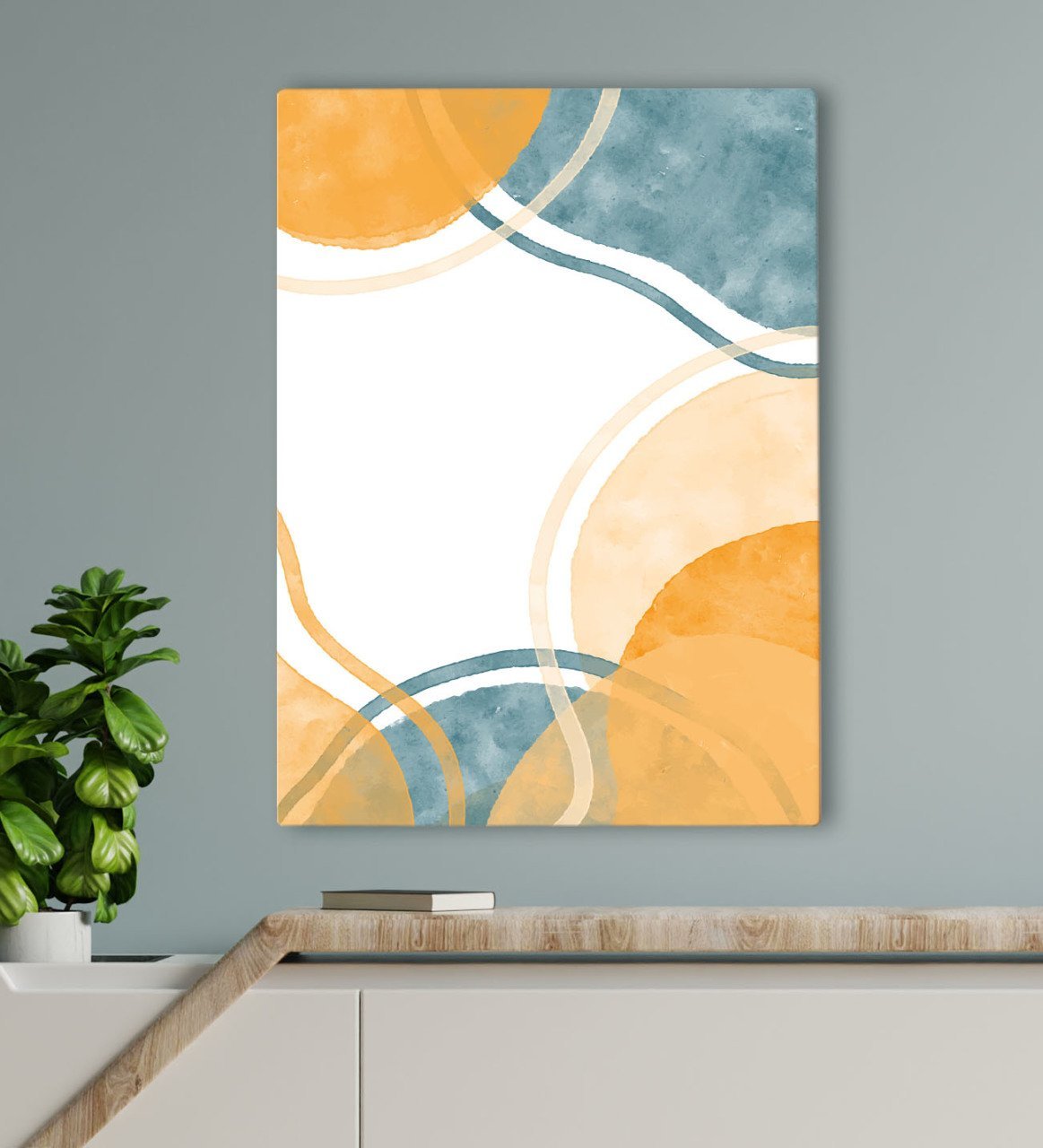 BK Gift Otel Odası Konseptli Kanvas Tablo 70x100cm-71