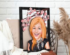 BK Gift Kişiye Özel Anneler Günü Karikatürlü 3D Ahşap Tablo, Anneye Hediye, Anneler Günü Hediyesi-9