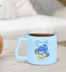 BK Gift Kişiye Özel İsimli Pastel Mavi Middle Kupa Bardak-19, Arkadaşa Hediye, Ev Hediyesi, Doğum Günü Hediyesi, Ofis Hediyesi