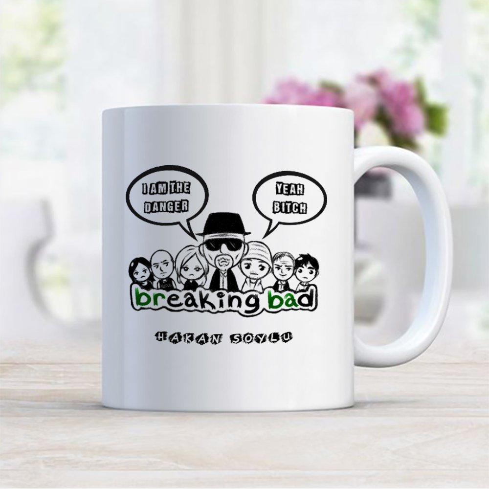 Kişiye Özel Breaking Bad Tasarımlı Beyaz Kupa Bardak - 4