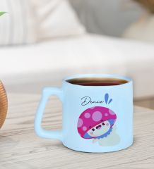 BK Gift Kişiye Özel İsimli Pastel Mavi Middle Kupa Bardak-18, Arkadaşa Hediye, Ev Hediyesi, Doğum Günü Hediyesi, Ofis Hediyesi