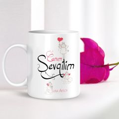 Kişiye Özel Canım Sevgilim Beyaz Kupa Bardak - 002