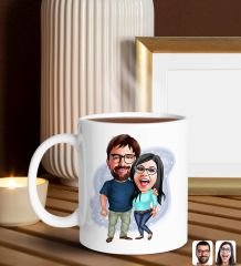 BK Gift Sevgiliye Özel Karikatürlü Hediye Seti-4, Sevgililer Günü Hediyesi, Yıl Dönümü Hediyesi, Nutella 400gr., Doğum Günü Hediyesi