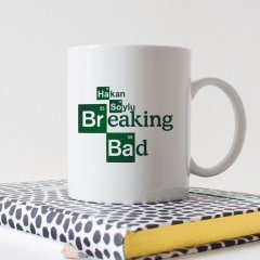 Kişiye Özel Breaking Bad Tasarımlı Beyaz Kupa Bardak - 1