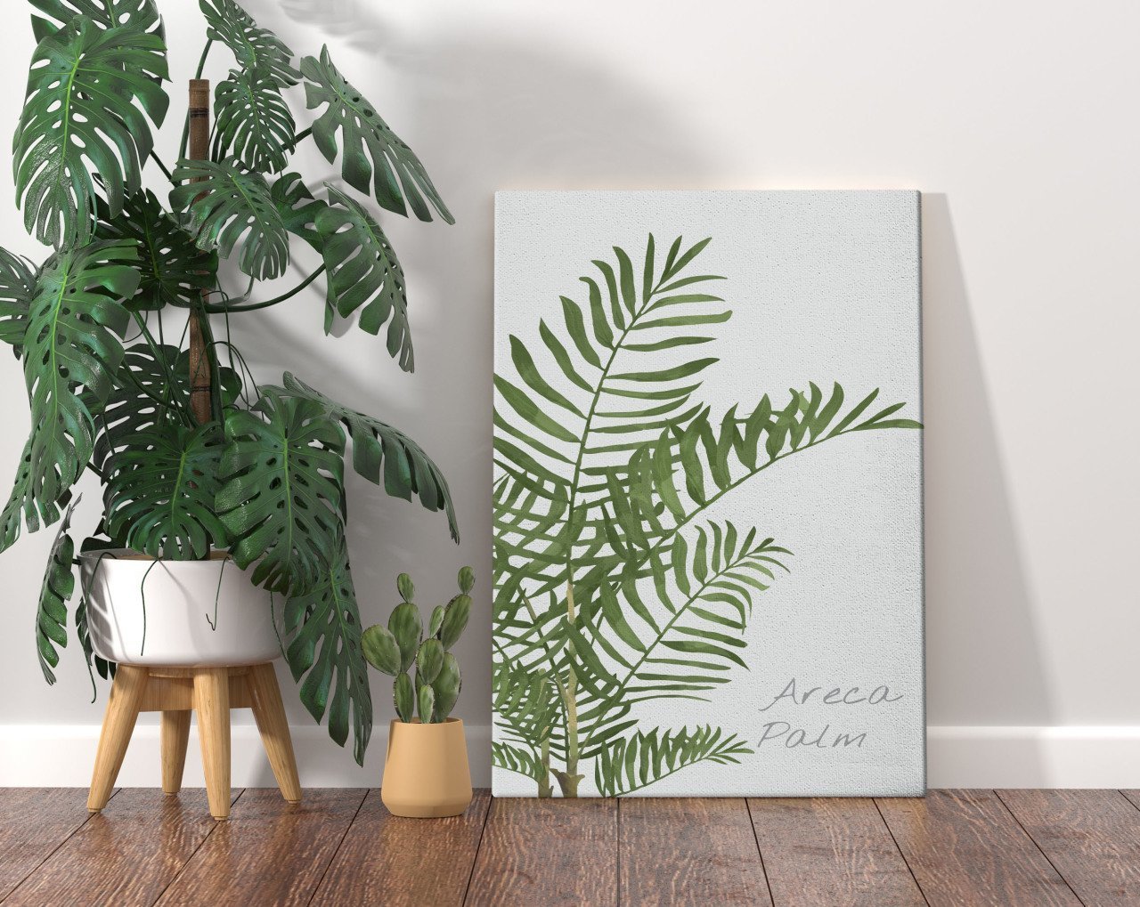 BK Home Green Plant Tasarımlı Kanvas Tablo 70x100cm-3