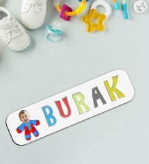 BK Toys Çocuklara Özel İsimli Fotoğraflı Erkek Süper Kahraman Ahşap Eğitici Yapboz Puzzle-2