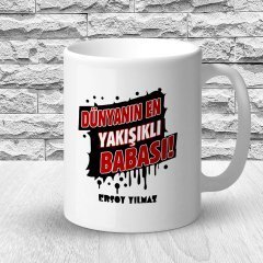 Kişiye Özel Beyaz Kupa Bardak (Babalar Günü Temalı) 31