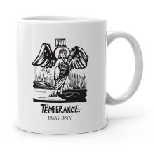 Kişiye Özel Tarot Temperance (Kader Çarkı) Beyaz Kupa Bardak