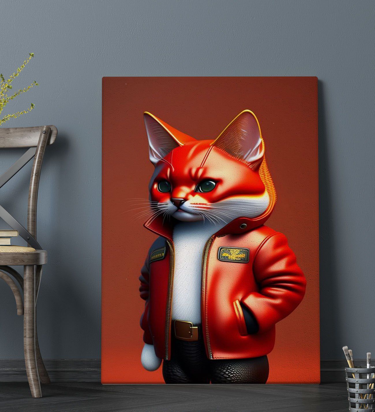 BK Gift  Fantastic Tasarımlı Kanvas Tablo-6 70x100cm Ev Dekorasyonu, Ev Hediyesi