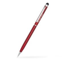 Kişiye Özel Kırmızı Dokunmatik Metal Tükenmez Kalem (Model 253)
