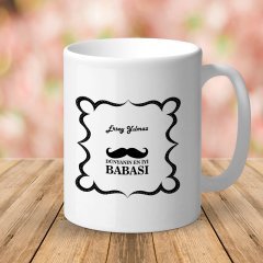 Kişiye Özel Beyaz Kupa Bardak (Babalar Günü Temalı) 25