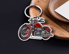 BK Gift Kişiye Özel Motorcu Temalı Ahşap Anahtarlık-14, Arkadaşa Hediye, Sevgiliye Hediye, Motorcuya Hediyeler