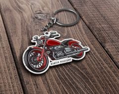 BK Gift Kişiye Özel Motorcu Temalı Ahşap Anahtarlık-14, Arkadaşa Hediye, Sevgiliye Hediye, Motorcuya Hediyeler