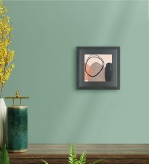 BK Gift Modern Art Tasarımlı Ahşap Çerçeveli Taş Duvar Dekoru-3