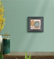 BK Gift Modern Art Tasarımlı Ahşap Çerçeveli Taş Duvar Dekoru-2