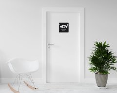 BK Home Görüşme Odası Kapı Yönlendirme Levhası