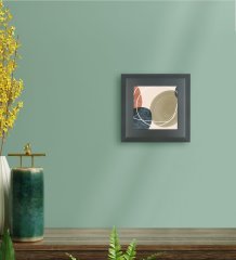 BK Gift Modern Art Tasarımlı Ahşap Çerçeveli Taş Duvar Dekoru-1