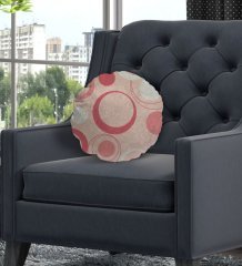 BK Gift Modern Yuvarlak Dekoratif Kırlent Yastık-17