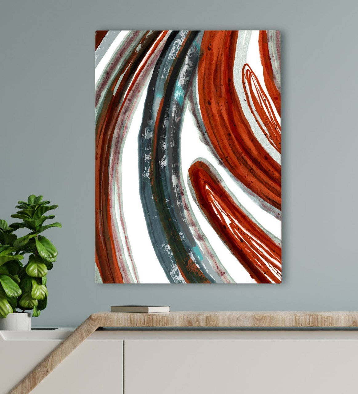 BK Gift Otel Odası Konseptli Kanvas Tablo 70x100cm-62