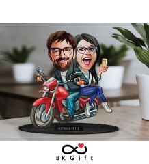 BK Gift Kişiye Özel Sevgililer Karikatürlü Ahşap Biblo, Sevgililer Günü Hediyesi, Doğum Günü Hediyesi, Yıl Dönümü Hediyesi-97