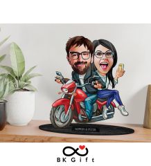 BK Gift Kişiye Özel Sevgililer Karikatürlü Ahşap Biblo, Sevgililer Günü Hediyesi, Doğum Günü Hediyesi, Yıl Dönümü Hediyesi-97