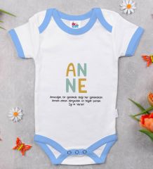 BK Kids Anne Tasarımlı Mavi Bebek Body Zıbın-2