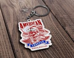 BK Gift Kişiye Özel Motorcu Temalı Ahşap Anahtarlık-6, Arkadaşa Hediye, Sevgiliye Hediye, Motorcuya Hediyeler