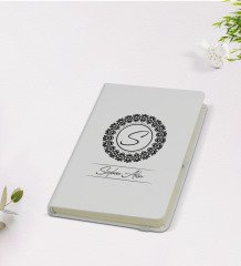 Kişiye Özel İsimli 9x14cm Beyaz Defter - Model 2