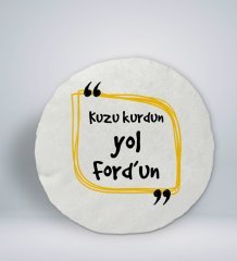 BK Gift Esprili Yuvarlak Araç Koltuk Yastığı-8