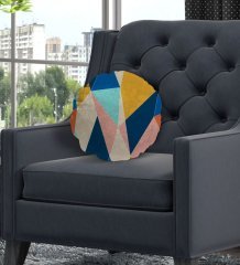 BK Gift Modern Yuvarlak Dekoratif Kırlent Yastık-13