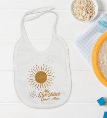 BK Kids Kişiye Özel My Sunshine Tasarımlı Bebek Mama Önlüğü - Model 1