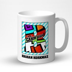 Kişiye Özel Beyaz Kupa Bardak (Babalar Günü Temalı) 20
