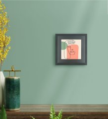 BK Gift Line Art Tasarımlı Ahşap Çerçeveli Taş Duvar Dekoru-4