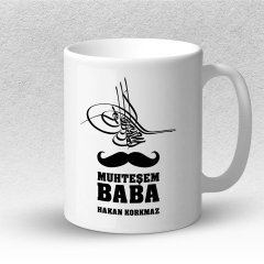 Kişiye Özel Beyaz Kupa Bardak (Babalar Günü Temalı) 18 - 2