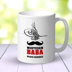 Kişiye Özel Beyaz Kupa Bardak (Babalar Günü Temalı) 18 - 1