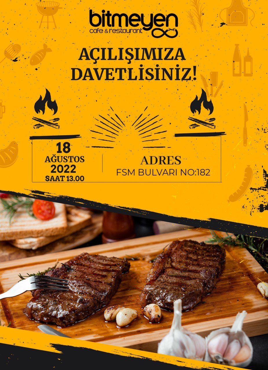 Firmalara Özel Bitmeyen Açılış Davetiyesi Model 3